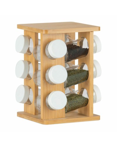 Kryddhylla i bambu Andrea House cc72105 Roterbar