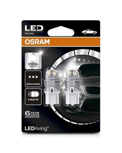 Glödlampa för bil OS7905CW-02B Osram W21W 2W 12V 6000K (2 Delar)