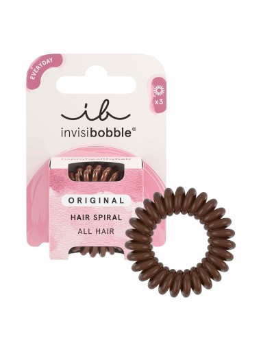Gomas de Pelo Invisibobble Original Marrón (3 Unidades)