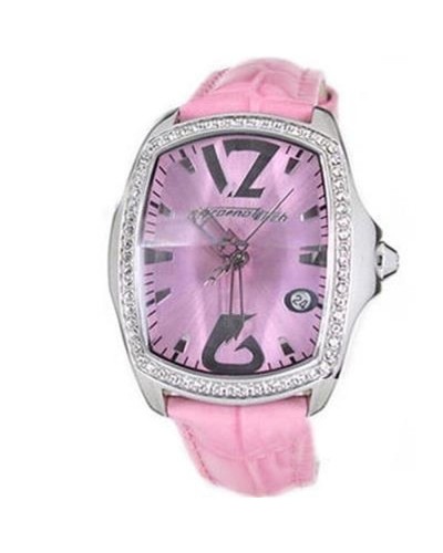 Chronotech Mujer CT-7896LS/07: Cronógrafo Acero, Esfera con Purpurina
