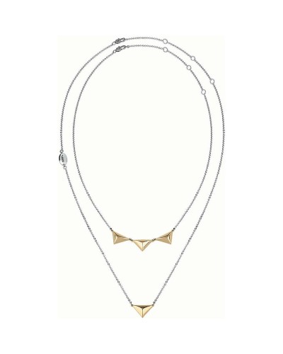 Breil Collier Femme ROCKERS JEWELS Acier Inoxydable Argenté - Style Rock
