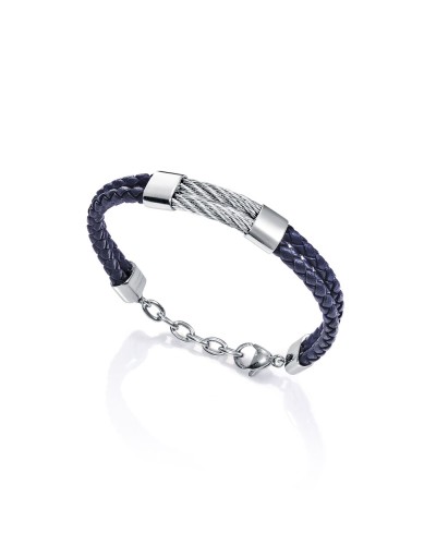 Viceroy Bracelet Homme Acier Maille Milanaise Noir - Élégant et Résistant
