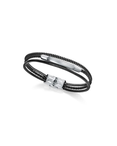 Viceroy Bracelet Homme Acier Maille Milanaise Argent - Élégant et Moderne
