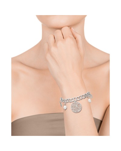 Viceroy Bracelet Femme Acier Inoxydable Argent - Bijou Élégant 75274P01000
