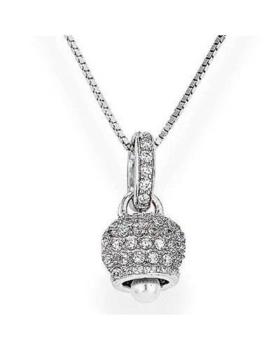 Amen Collana Donna CLPSBZBB Rosario Argento 925 Zirconi Neri
