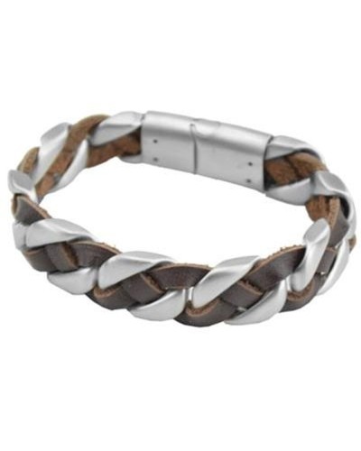 Frank 1967 Bracelet Homme Acier Noir Maille Byzantine - Élégant et Résistant
