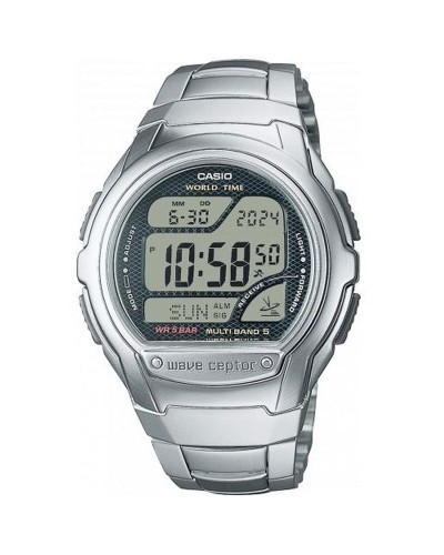 Casio WV-58RD-1AEF Montre Homme Noir Argent Ø 44mm - Radio-pilotée
