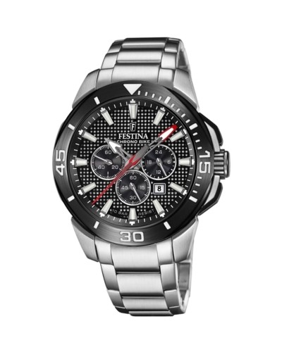 Festina Men's Watch F20641/4: Black Silver, Elegant & Sporty
