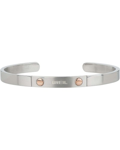Bracciale Uomo Breil 9K, Maglia Acciaio Inox, Misura S - Elegante
