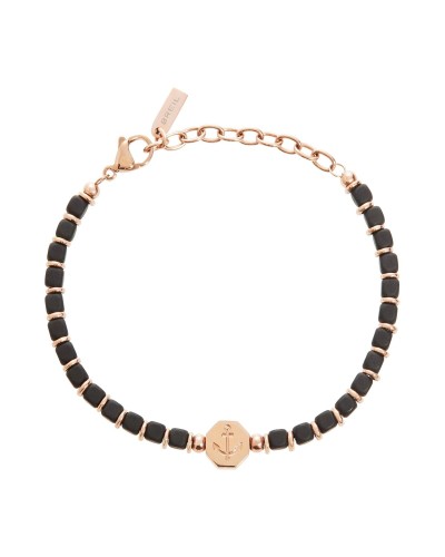 Breil Bracelet Homme Acier Inoxydable Noir - Design Moderne TJ3263
