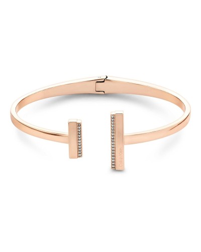 Calvin Klein Bracelet Femme Acier Inoxydable Argent - Élégant et Raffiné
