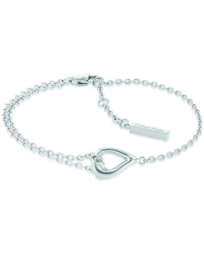 Calvin Klein Damen Armband Edelstahl Silber - Elegantes Design
