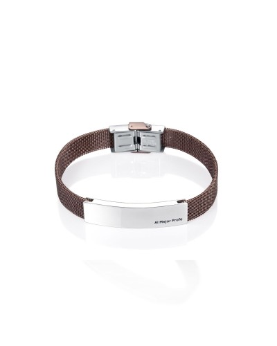 Viceroy Pulsera Hombre Acero Malla Milanesa Plata - Elegante y Moderno
