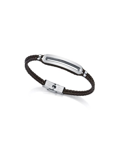 Viceroy Herren Armband Edelstahl Schwarz 15127P01011 - Elegant
