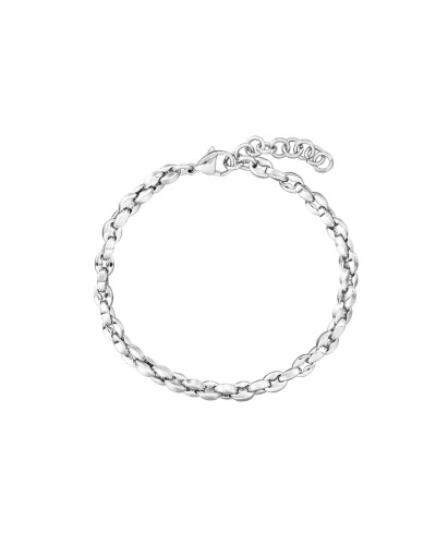 Stroili Bracelet Homme Acier Maille Milanaise Noir - Élégant et Résistant
