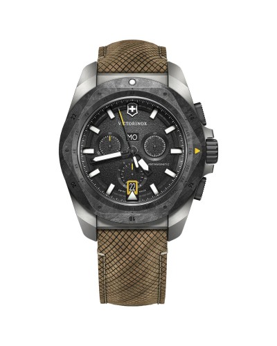 Victorinox Maverick Black Edition - Montre Homme Chronographe Acier Inoxydable - Étanche
