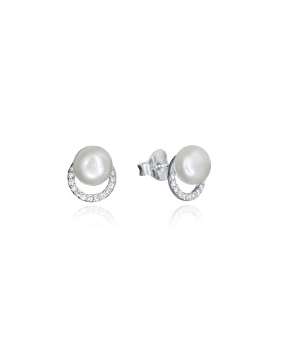 Viceroy Pendientes de Mujer Plata 925 Aro Circonitas - Elegantes y Luminosos
