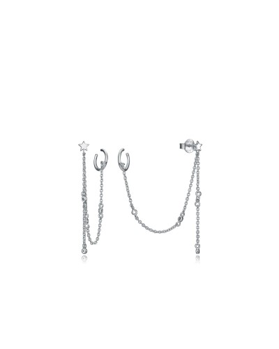 Viceroy Orecchini Donna Argento 925 Cerchio Zirconi - Eleganti & Luminosi 
