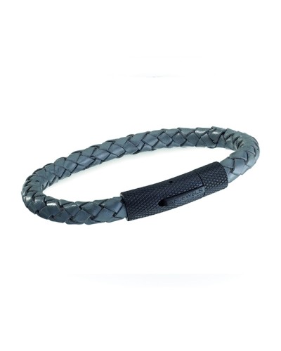 AN Jewels Bracciale Uomo AA.P167KLG.M - Acciaio Inossidabile Nero & Oro
