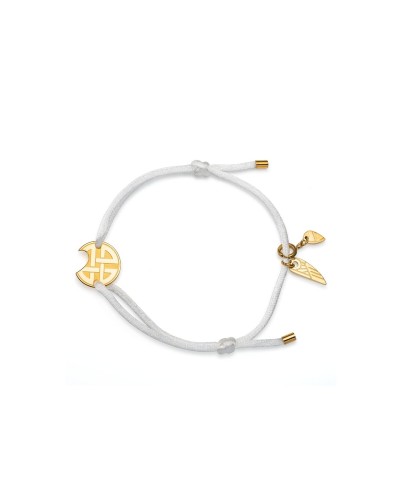 AN Jewels Pulsera Mujer Blanco/Oro: Elegante y Refinada
