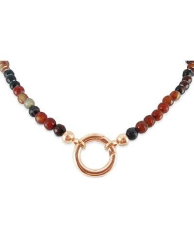 Lockits Collar Mujer Elegante - Cadena Acero Inoxidable Plata - Joya Moda
