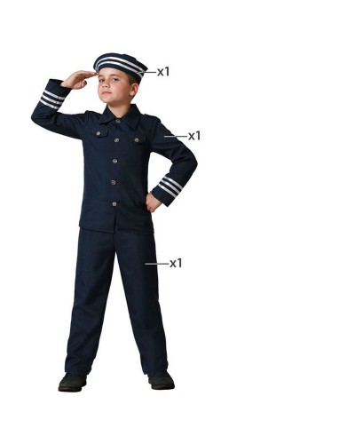 Déguisement de marin pour enfant 3-4 ans - Costume de carnaval
