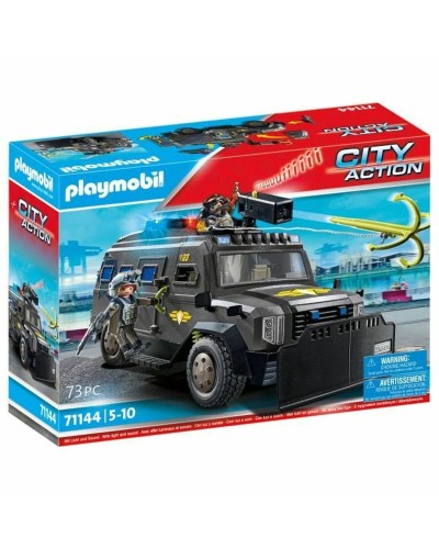 Playmobil City Action : Voiture de Police avec Sirène - Jeu de construction
