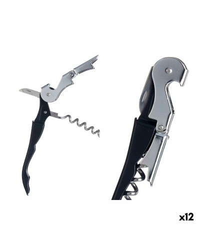 Korkkiruuvi Ruostumaton teräs Muovinen 5 x 1,3 x 2,2 cm (12 osaa)