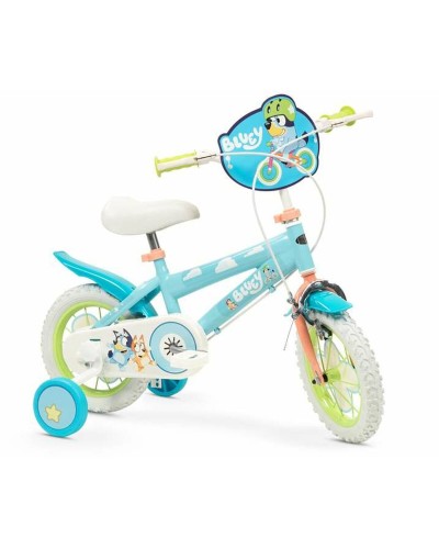 Bicicletta Bambino Bluey 12" Azzurro Verde - Bici Primi Passi
