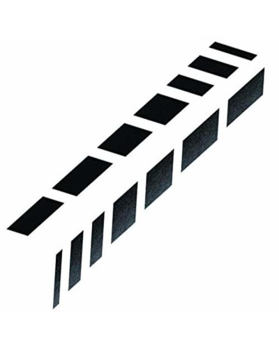 Foliatec Autocollant Voiture Noir - Décoratif Universel - Set de 2 Pièces
