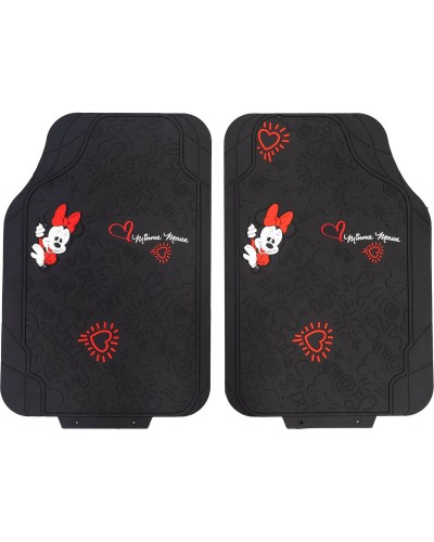 Tapis de voiture Minnie Mouse CZ10900 - Noir - Jeu Complet
