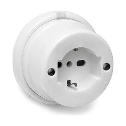 Prise d'alimentation EDM Vintage 16 Ampères, Électrique, à Angle Droit
