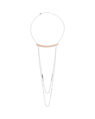 Breil Women's Necklace BANGS Polished Stainless Steel - Trendy Jewelry
