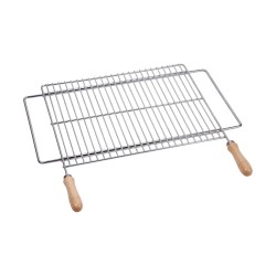 Sauvic Galvanized Steel Grill 70 x 40 cm for Outdoor Grilling
