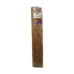 Trädgårdsstaket EDM Brun Bambu Plast 1,5 x 5 m