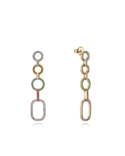 Viceroy Pendientes de Mujer 13110E100-39 Plata, Elegantes y Luminosos
