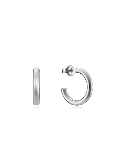 Viceroy Boucles d'Oreilles Femme Argent 925 Cercle avec Cristaux - Élégantes
