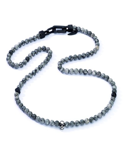 AN Jewels Collier Femme Émeraude Vert - Élégant Ras du Cou Doré - Idée Cadeau
