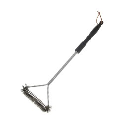 Black & Decker Stainless Steel BBQ Brush 16.3 x 54.5 cm for Quick and Effective Cleaning
