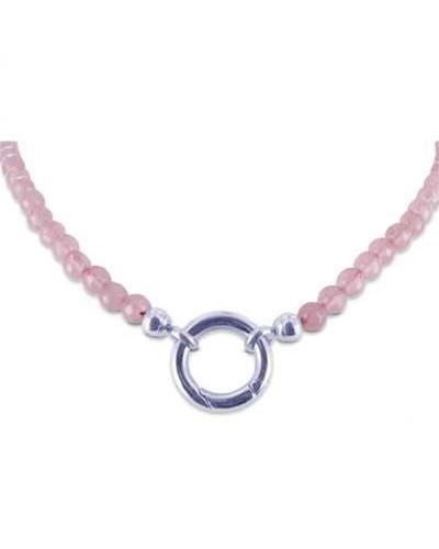 Lockits Women's Silver Necklace - Elegant Pendant Chain
