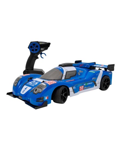 Exost 24h Le Mans: Funkferngesteuertes Auto 1:14 Blau - Geschwindigkeit & Spaß
