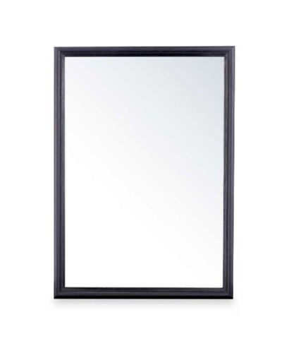 Wandspiegel Hout Zwart 50 x 70 x 50 cm