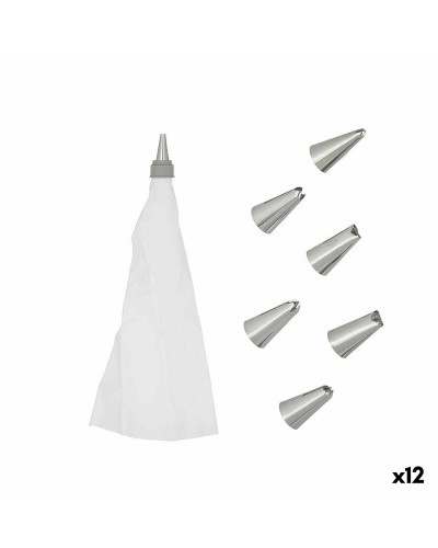 Disposable Pastry Bags White 12 Pack for Cake Decorating
