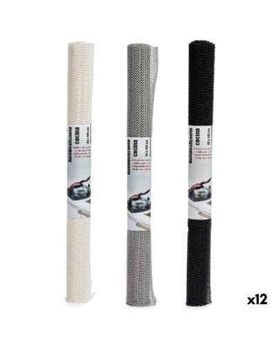 Alfombrilla antideslizante de goma para armarios y cajones 45 x 100 cm (12 unidades)
