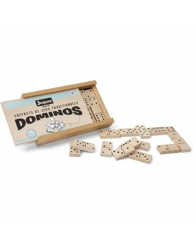 Jeujura Domino Holz J8142 - Traditionelles Lernspielzeug für Kinder
