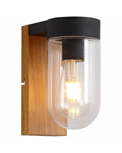 Applique Murale Brilliant Noir Métal E27 - Illuminez avec Style
