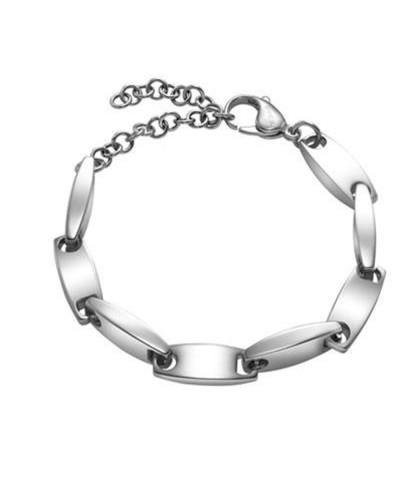 Men's Breil Chain Bracelet Stainless Steel Robust Link - Casual Style

