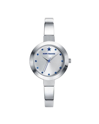 Mark Maddox Orologio Donna MF0010-07 Argento Quadrante Bianco Fashion 
