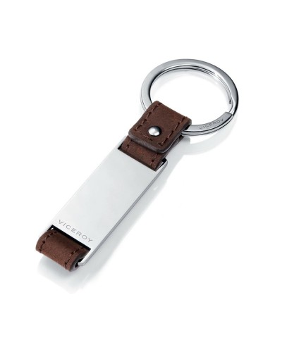 Viceroy Women's Keychain Silver Steel Logo Charm Elegant
