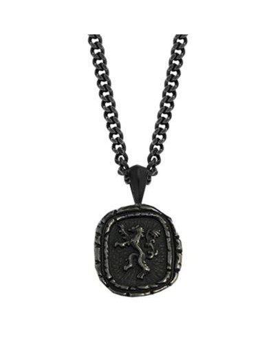 Frank 1967 Men's Necklace Stainless Steel Black 7FN-0012 - Modern Design
